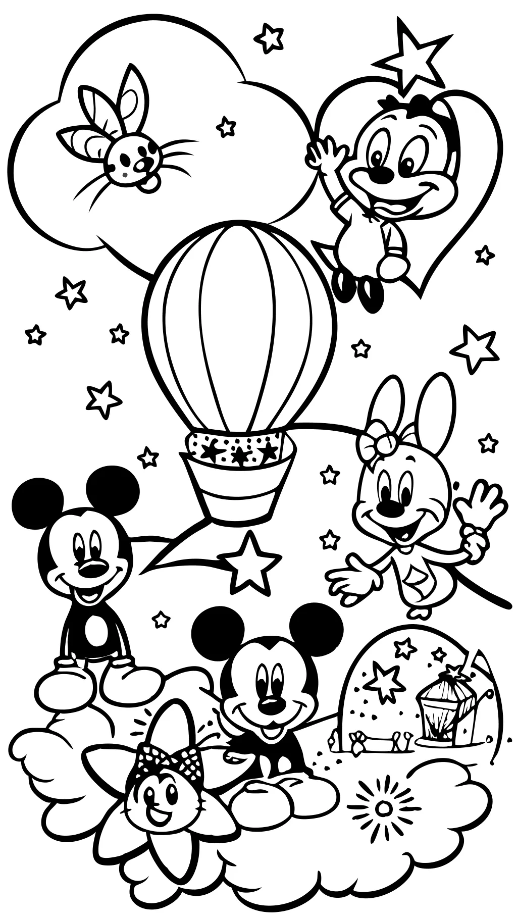 pages de couleur gratuites Disney